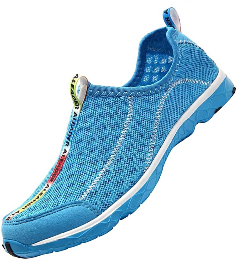 Breathable and durable air mesh rubber sole