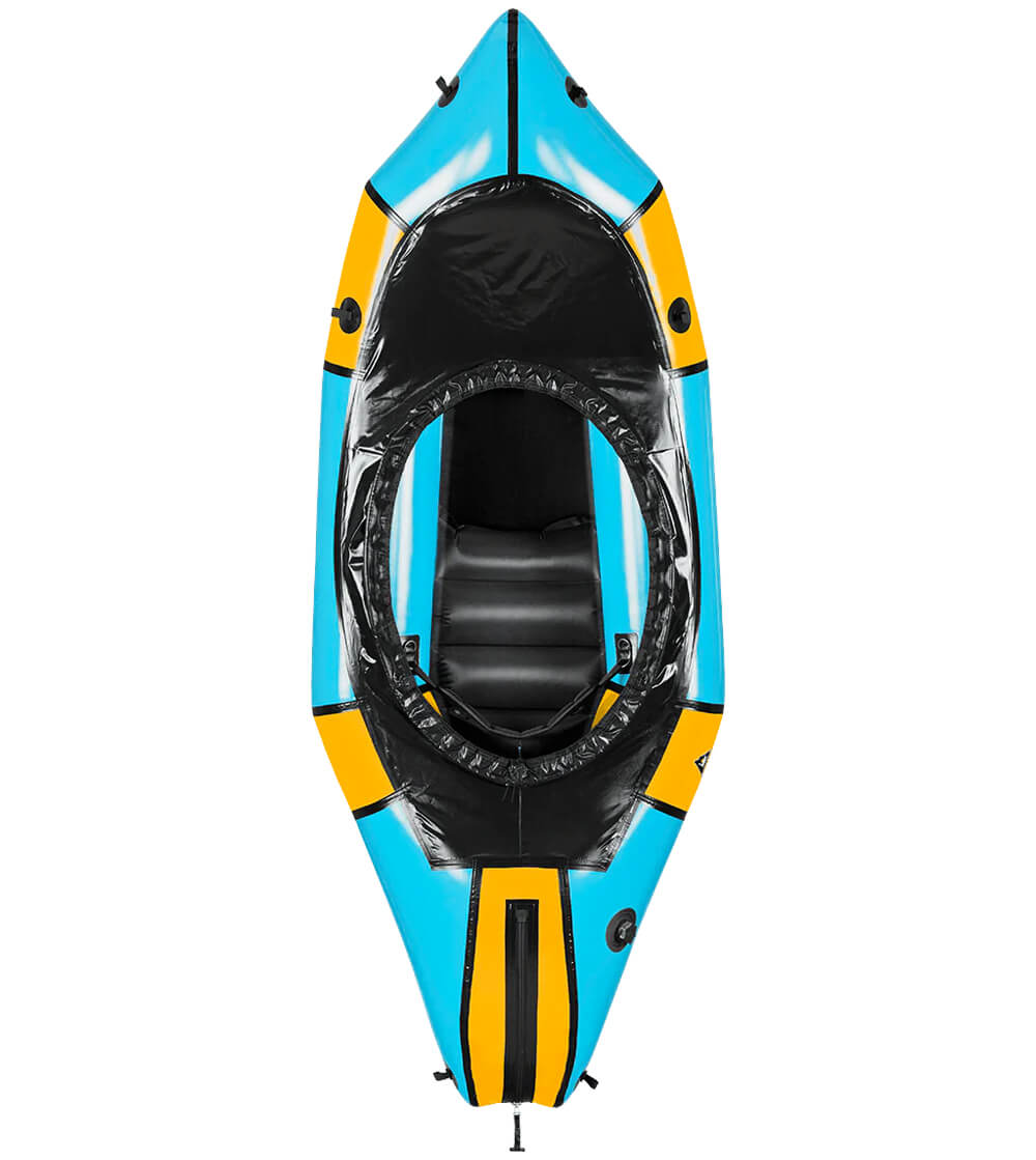 Alpacka Raft Expedition, Blue and yellow