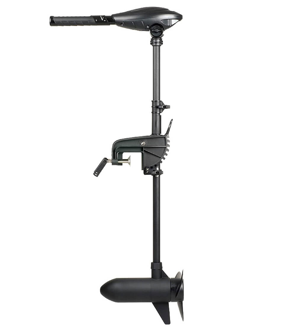 AQUOS Haswing Black Shaft Transom Mount Electric Trolling Motor Portable