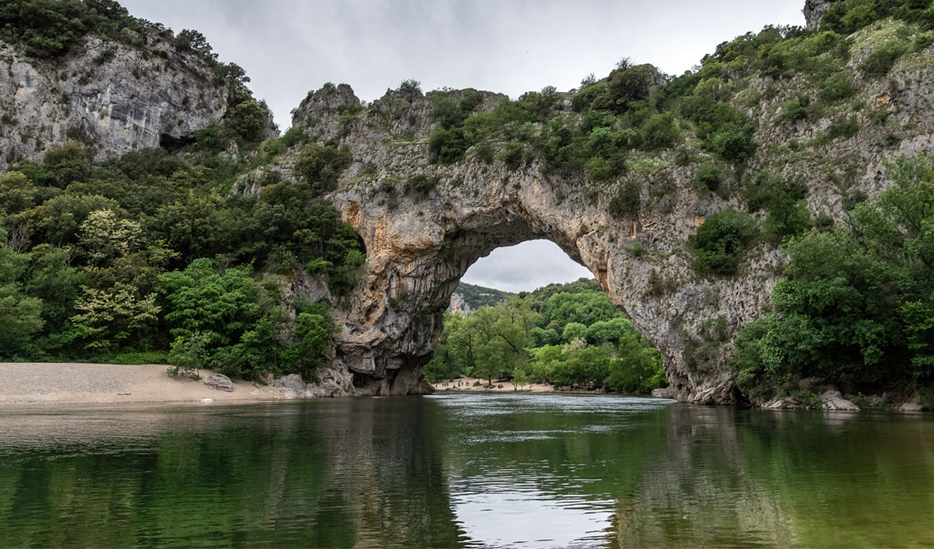 Pont d'Arc, A natural bridge carved out by the Ardeche River