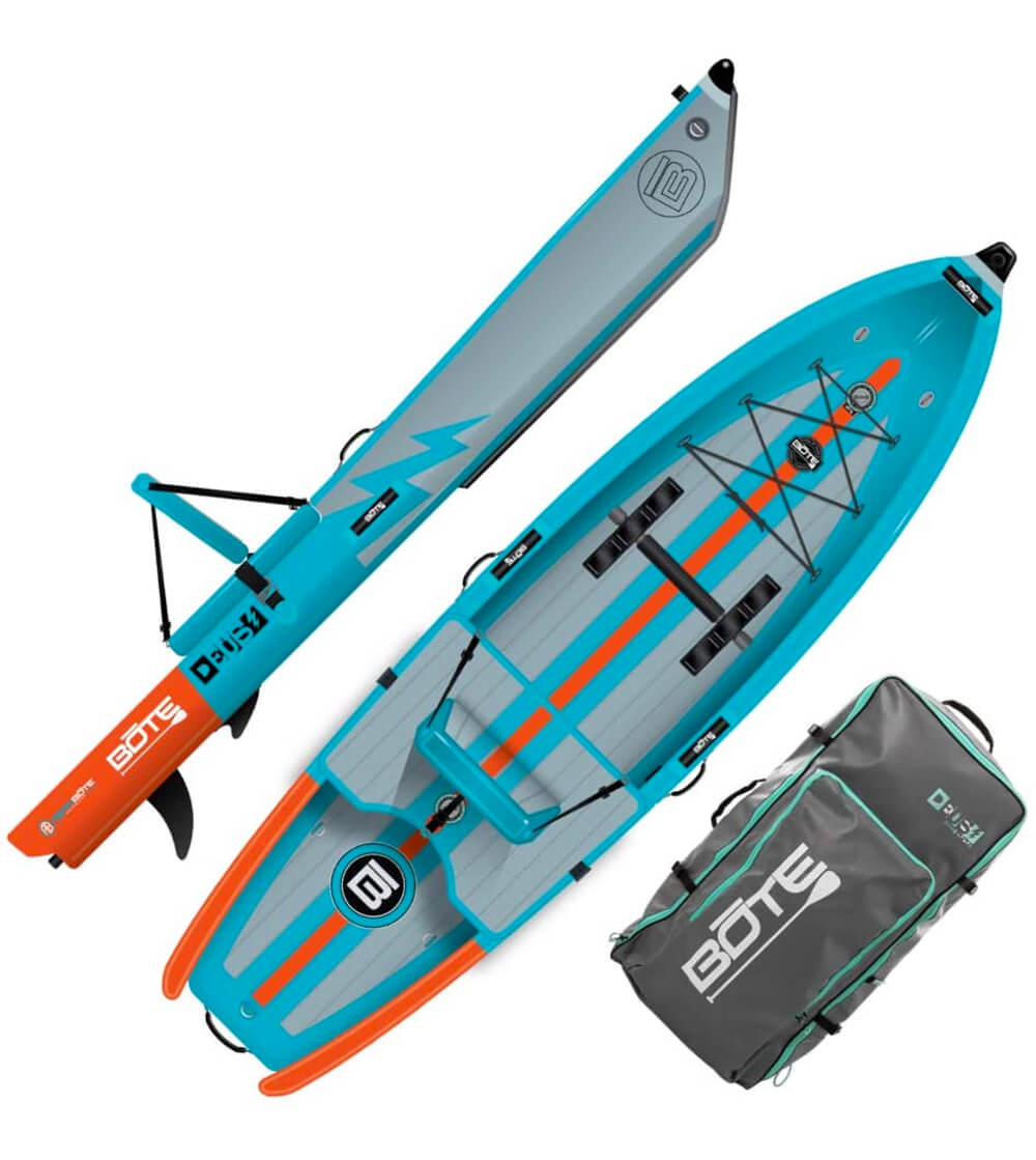 BOTE aero inflatable kayak and SUP board with accessories