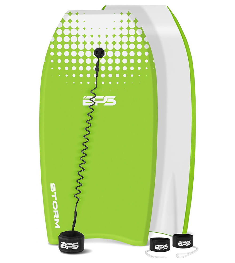 BPS 'Storm' Bodyboard with Premium Coiled Leash