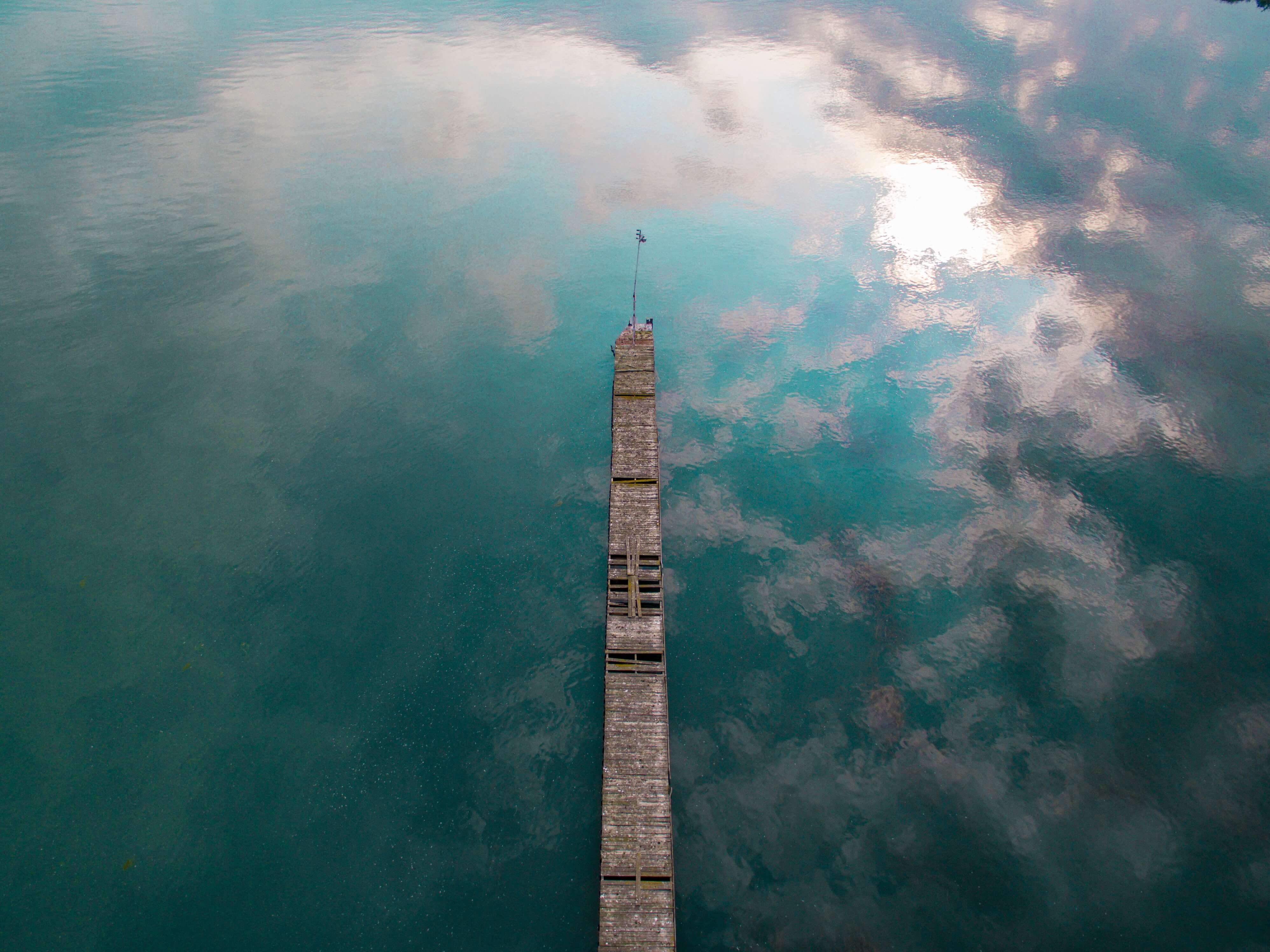 Aerial view Belle Isle, Michigan