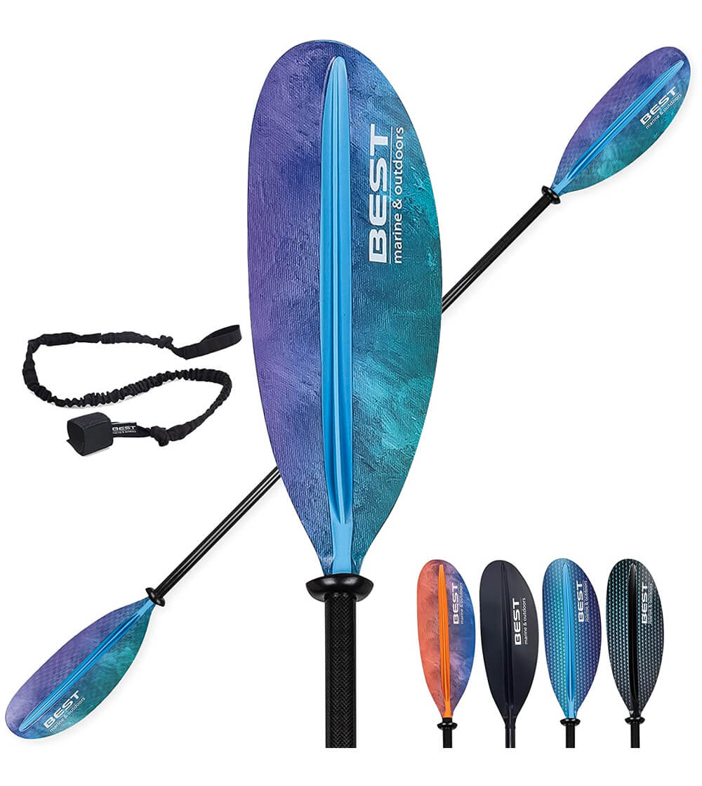 Best marine kayak paddle carbon fiber shaft