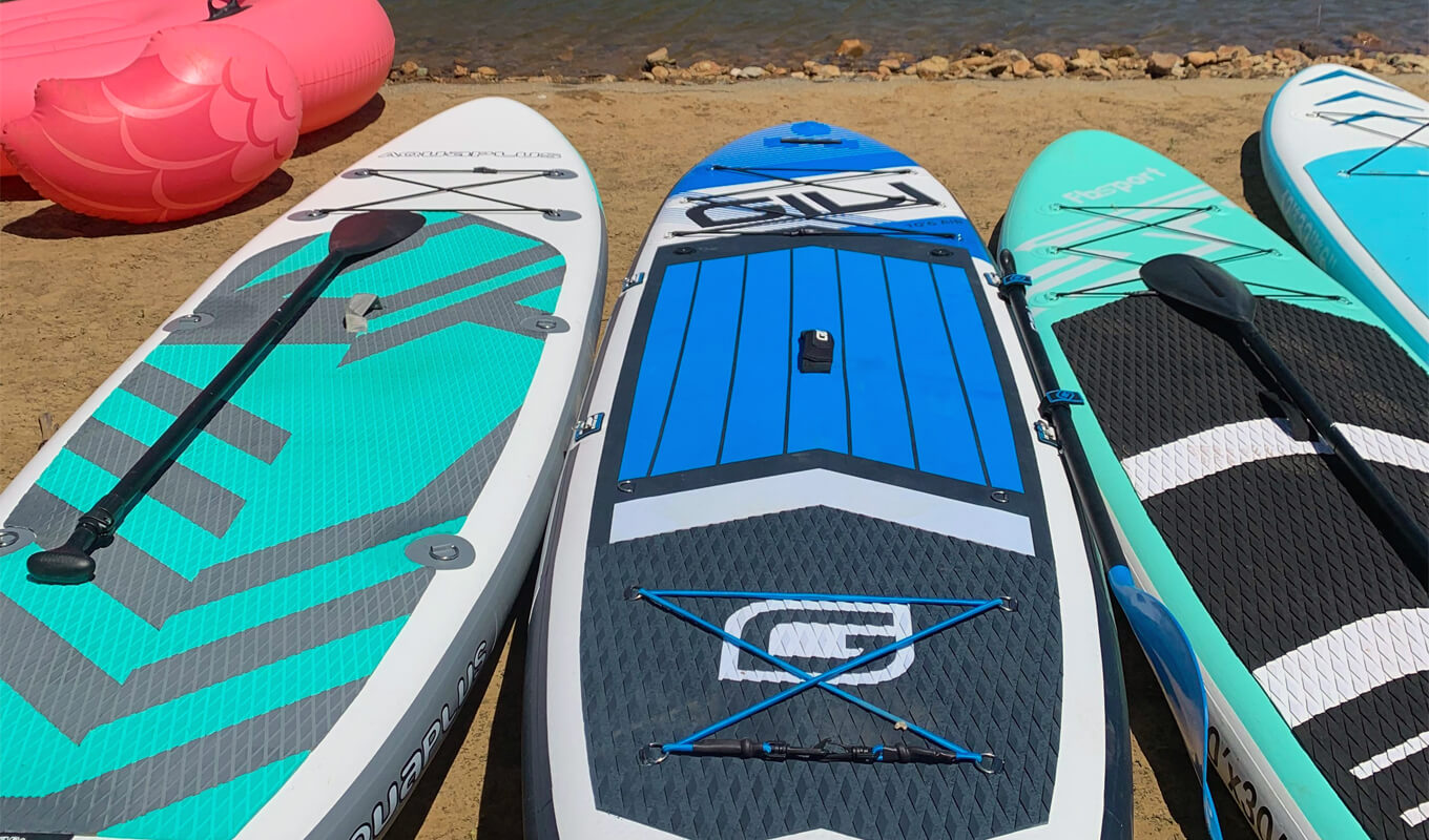 GILI aufblasbare Boards mit anderen Paddelboards