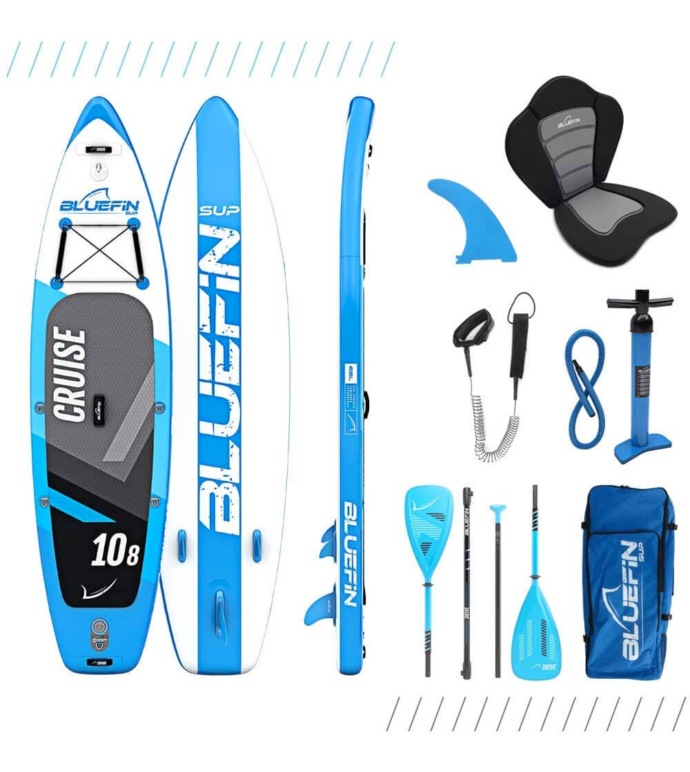 Bluefin iSUP board with kayak conversion kit