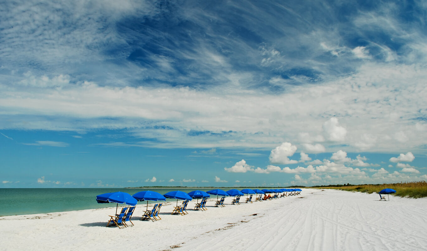 Caladesi Island klares Wasser Tampa Florida