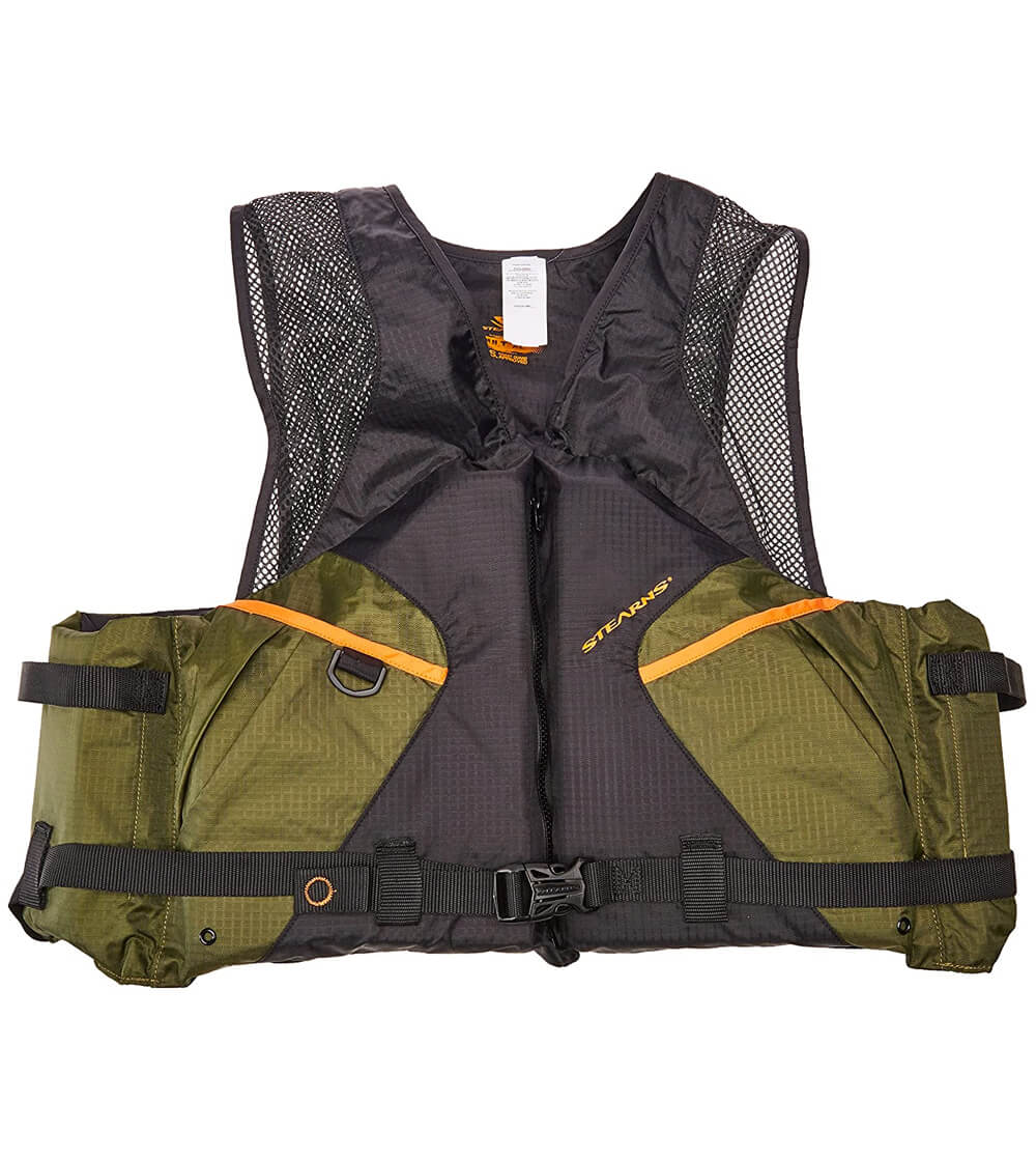 Green coleman stearn comfortable life jackets