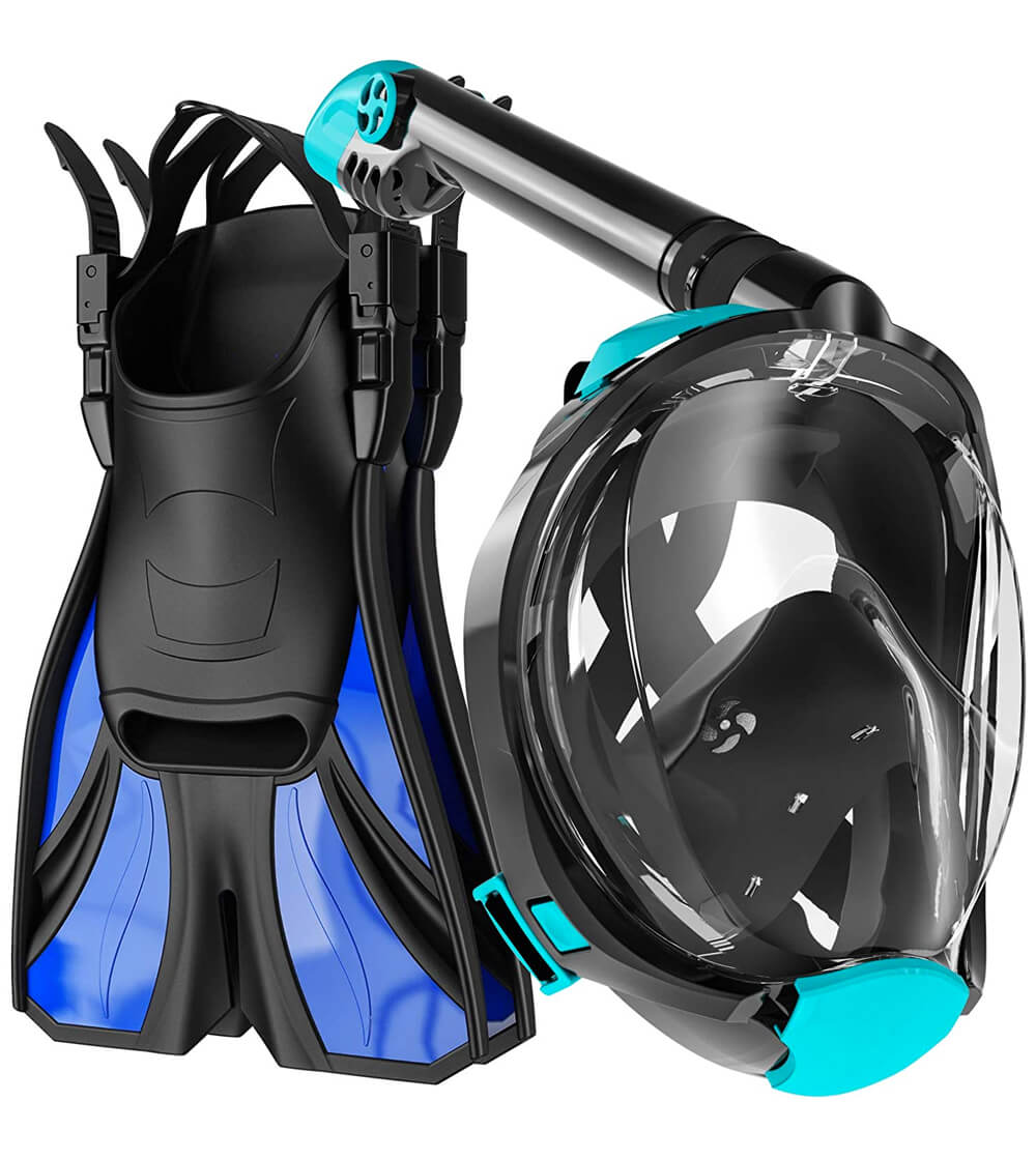 Cozia Design Full Face Snorkel Set