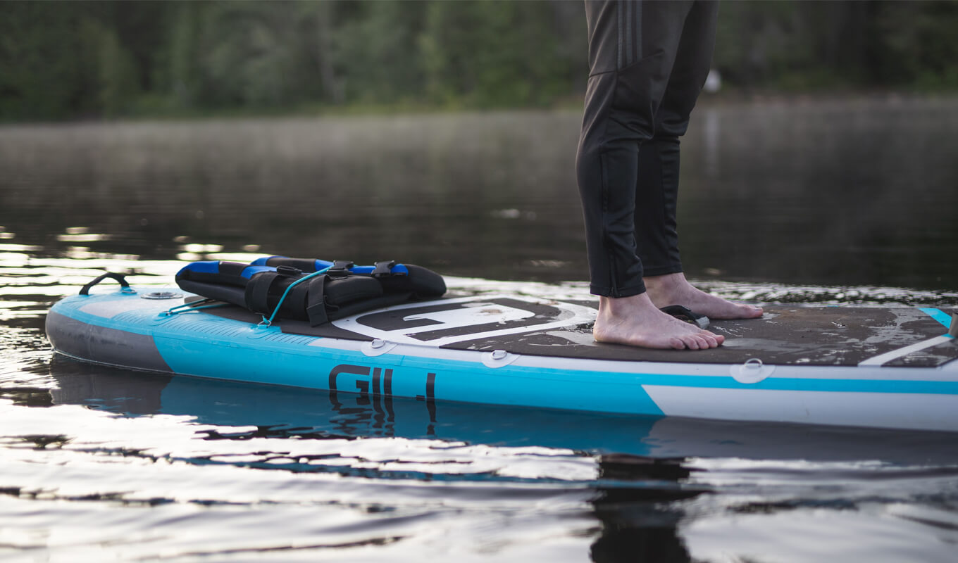 Your paddle board position change the workout