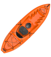 Orange best sit on top kayak emotion spitfire