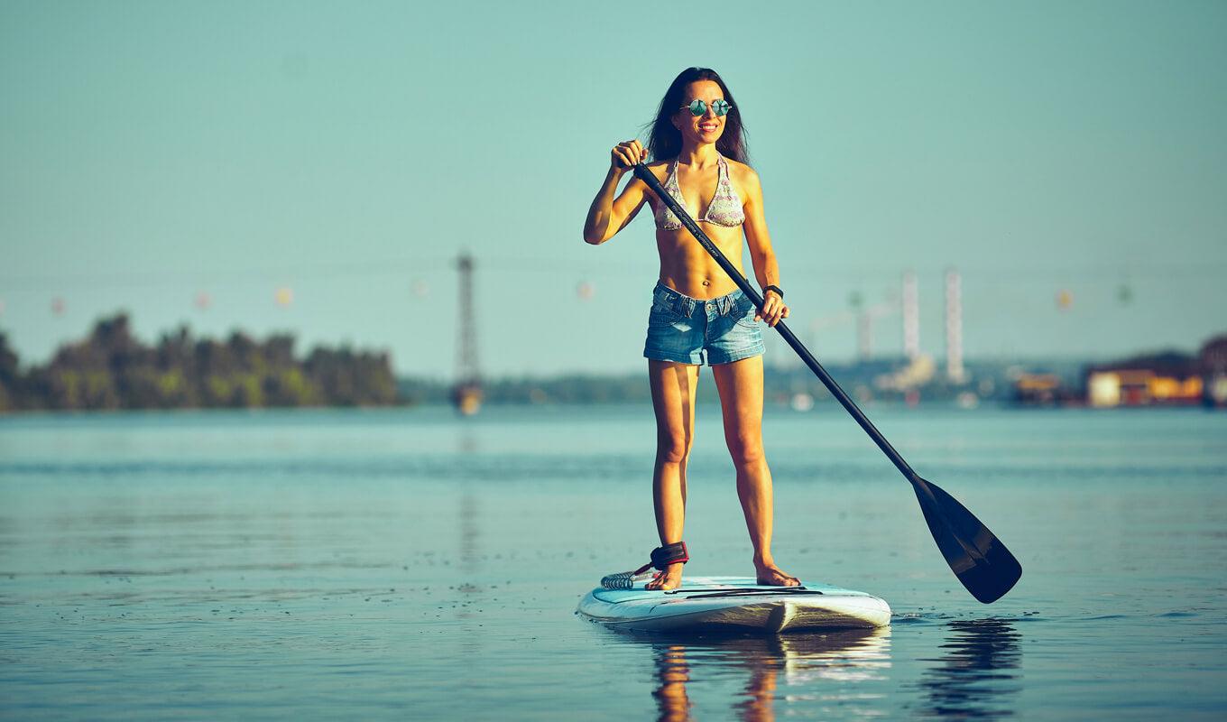 Epoxy hard paddle boards