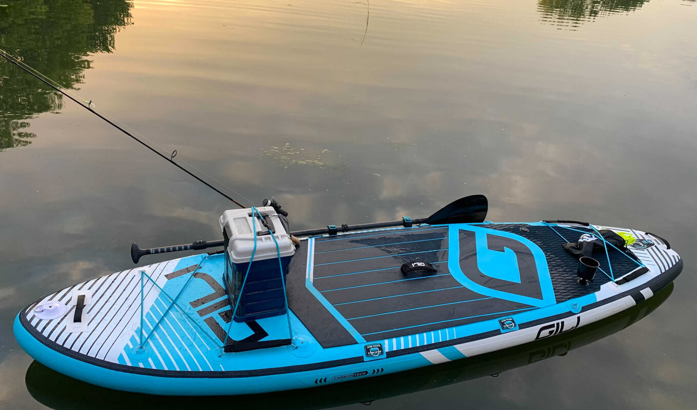 SUP-Board mit kompletter Grundausstattung