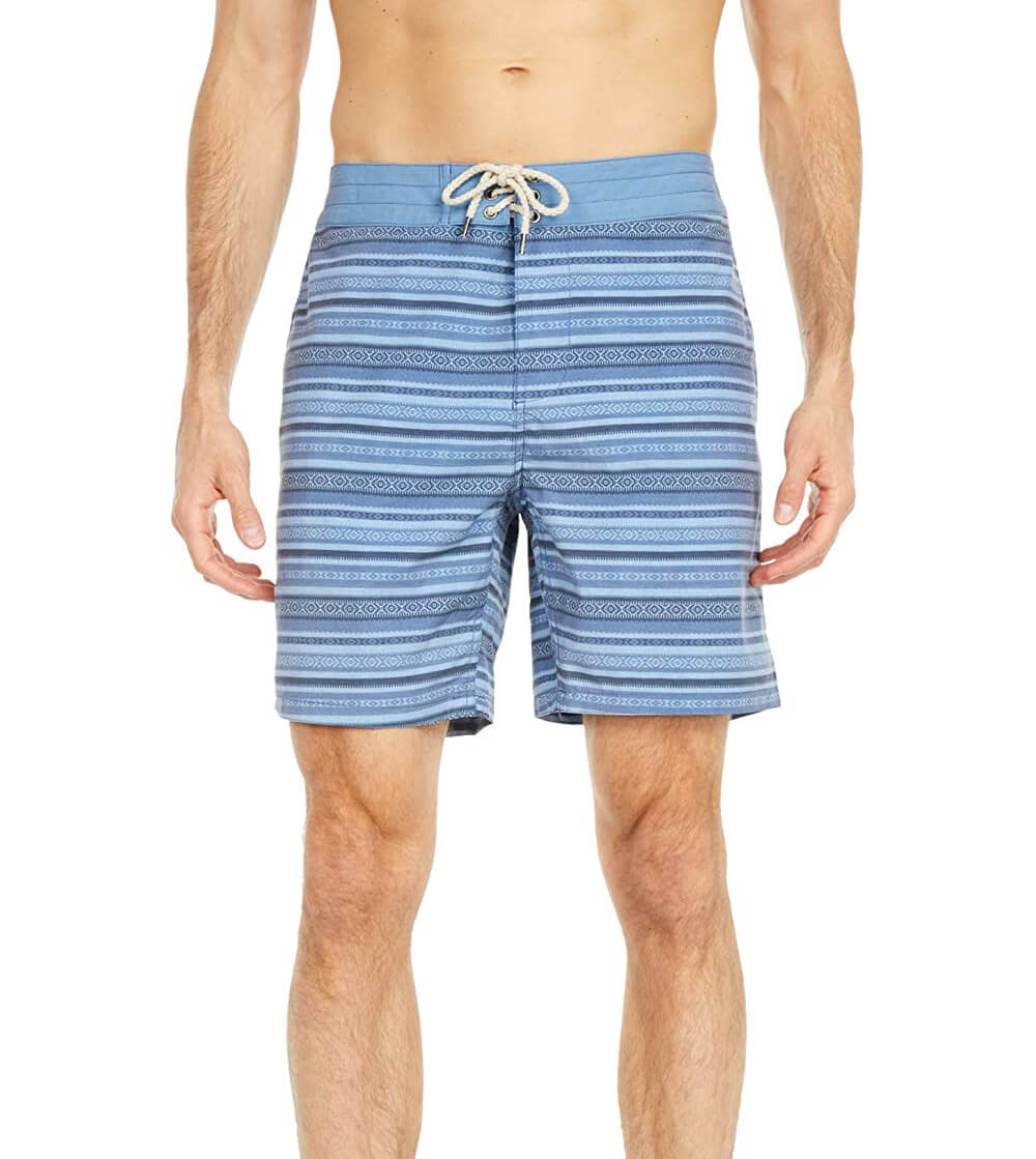 Faherty classic boardshorts with zipper closure