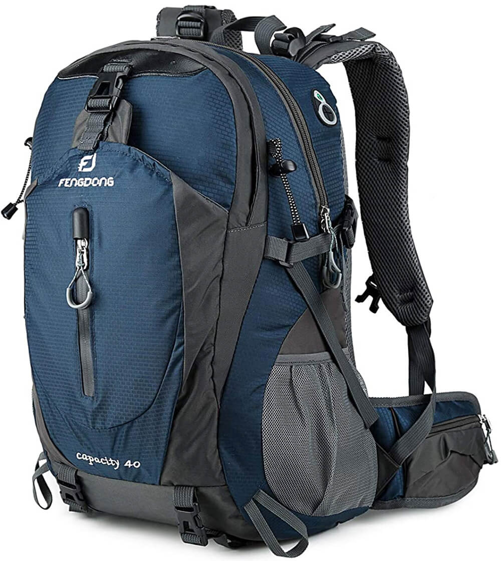 Fengdong 40L waterproof lightweight backpack