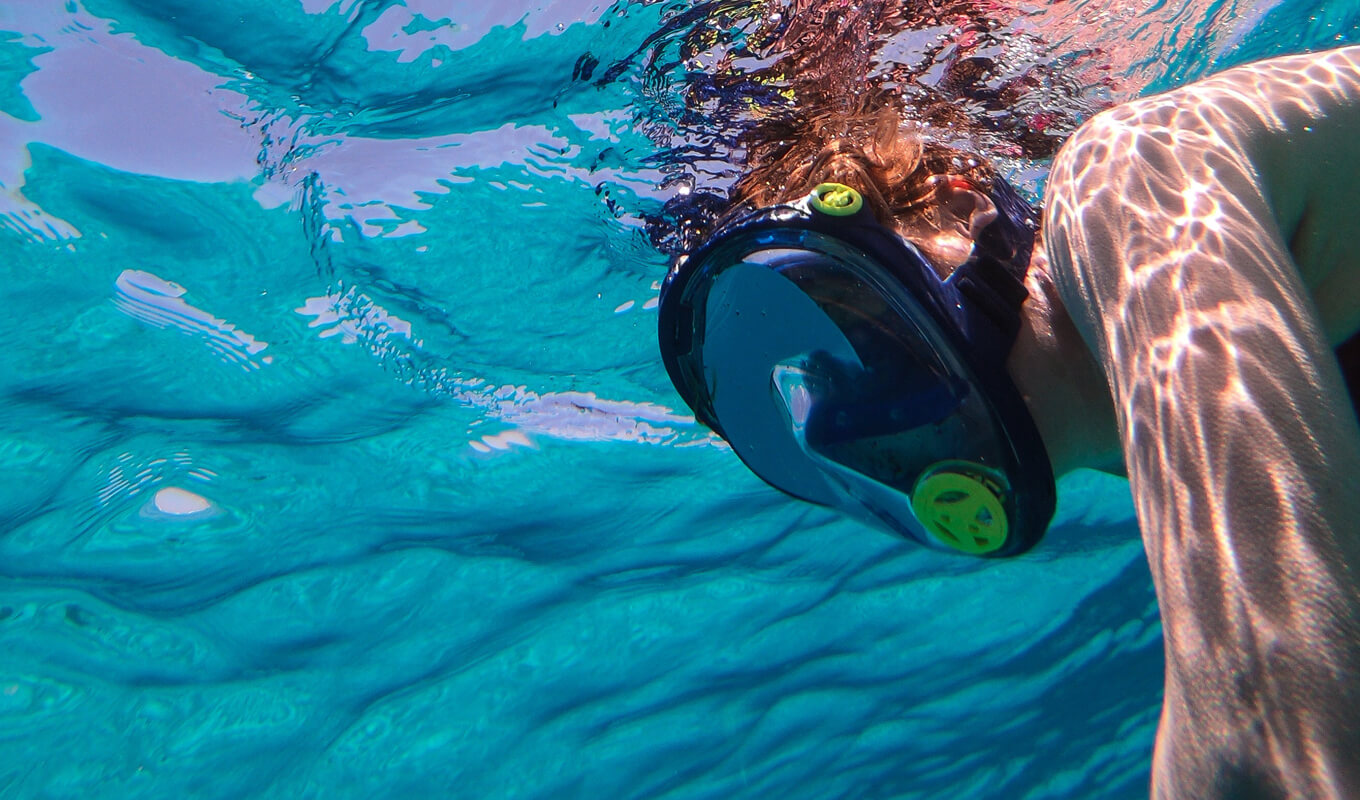 Ocean Reef Aria Full face Snorkeling Mask with Talkie Bundle