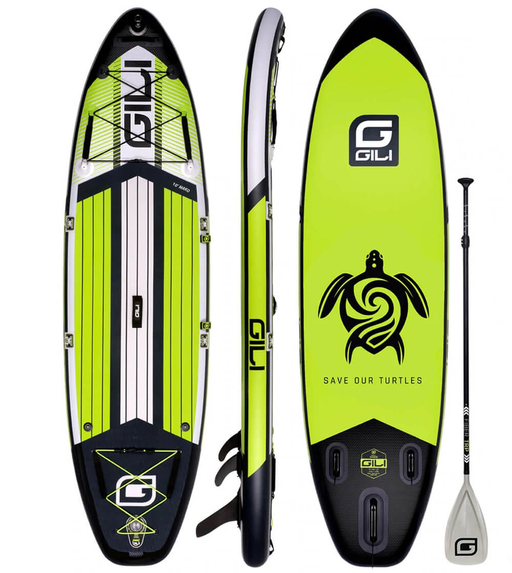 GILI Mako aufblasbares Stand-Up-Paddle-Board-Paket