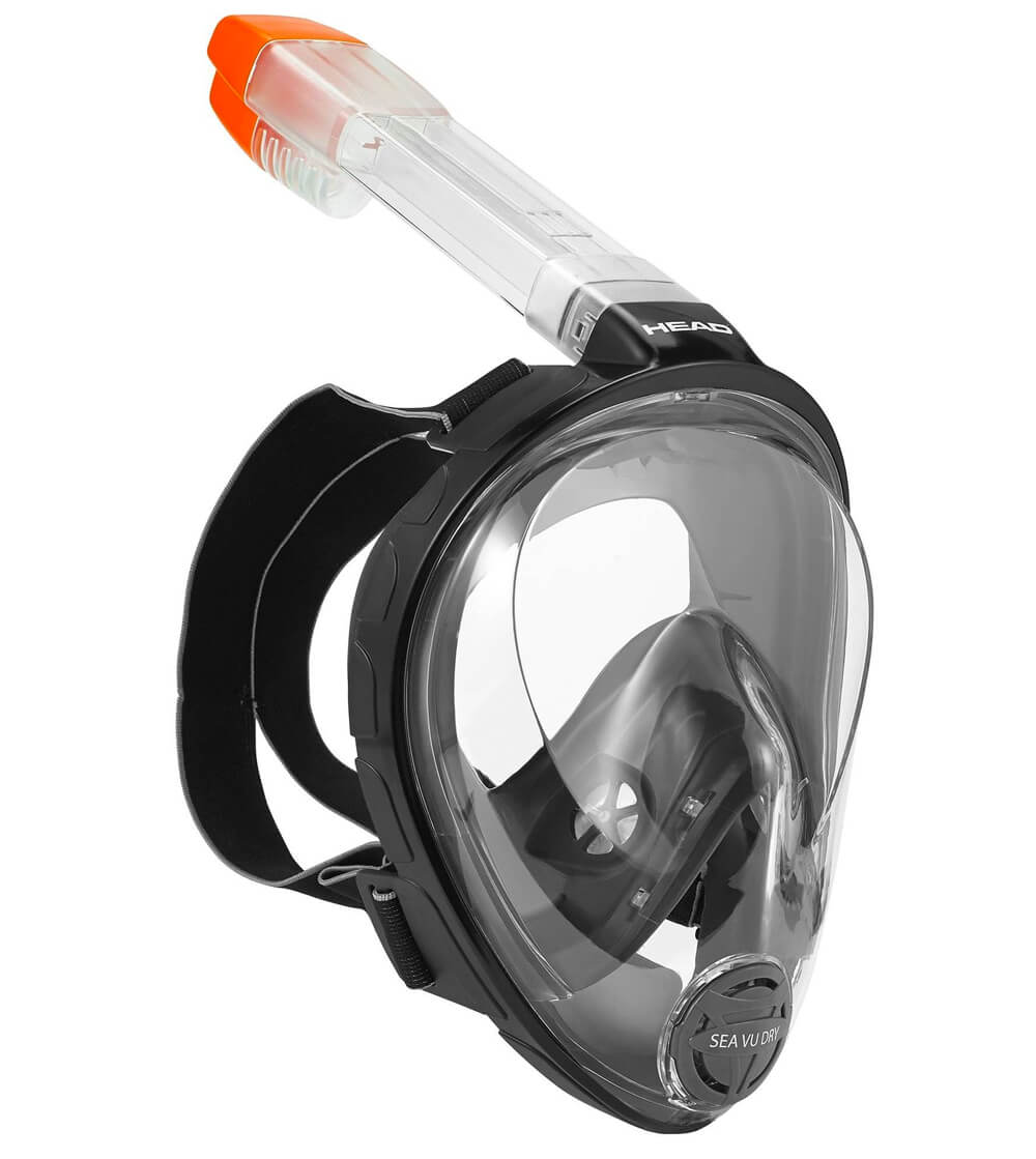 HEAD Sea VU Dry Full Face Snorkeling Mask