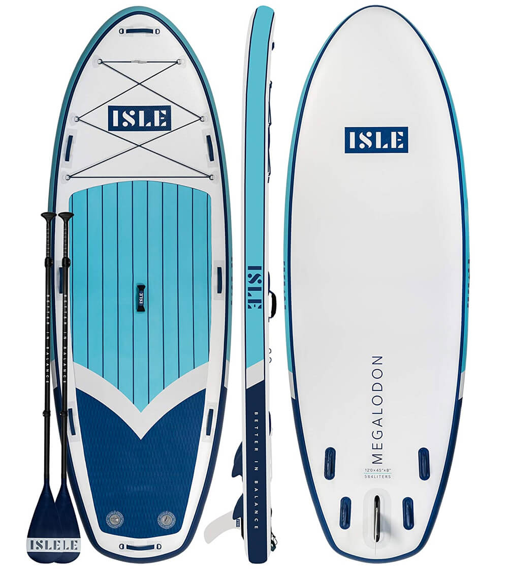 Isle megalodon inflatable stand up paddle board package