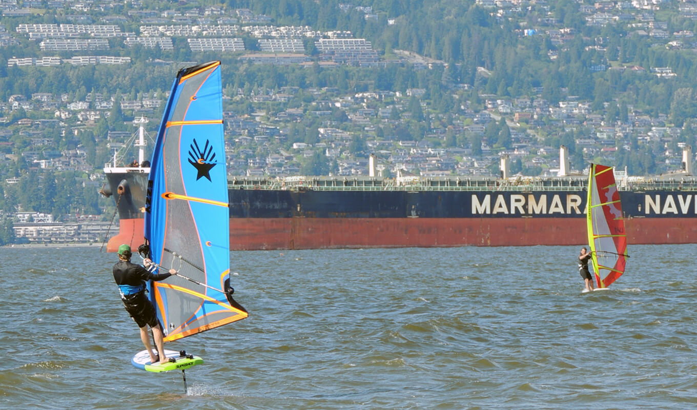 Watersports at Jericho beach, Vancouver