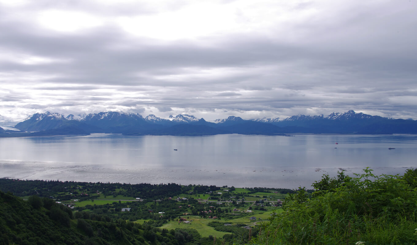 Scenic view Kachemak Bay