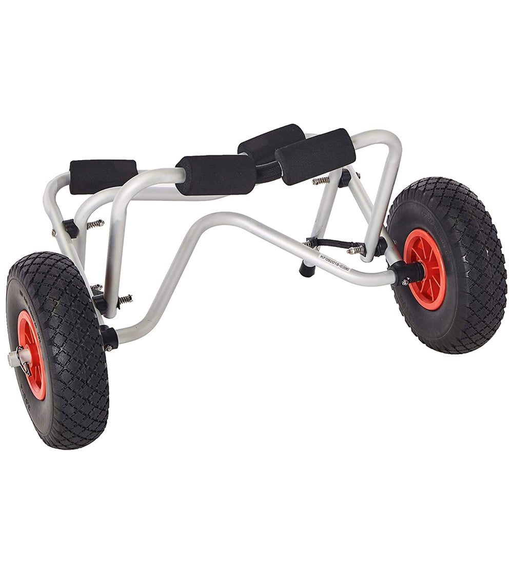 Kayak trolley cart with airless tires