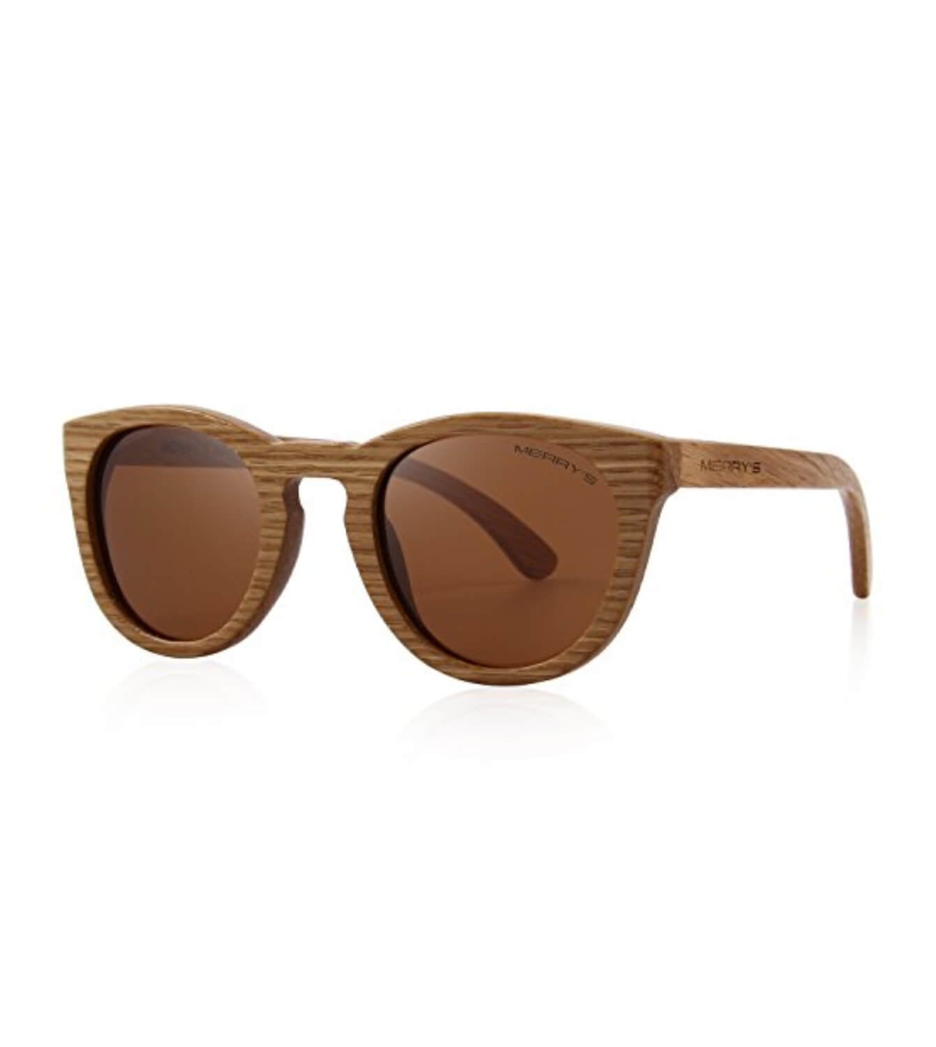 MERRY’S POLARIZED WOODEN COATED FLOATING SUNGLASSES