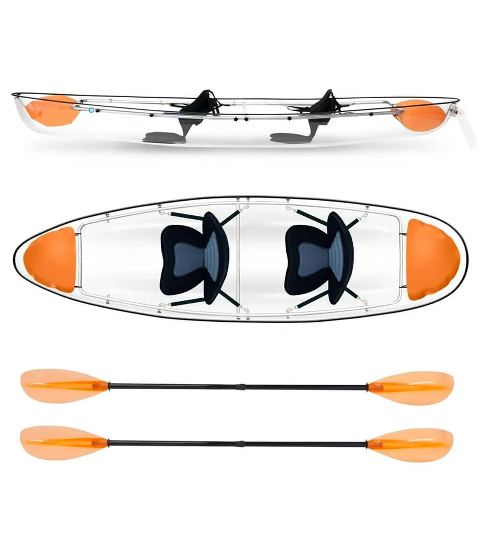 Markab clear tandem kayak