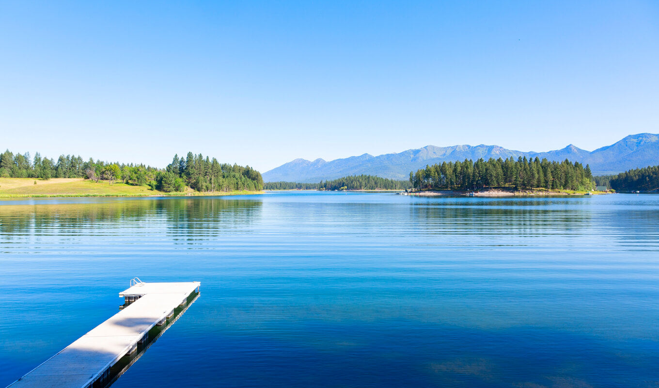 Ruhiger und malerischer Tally Lake