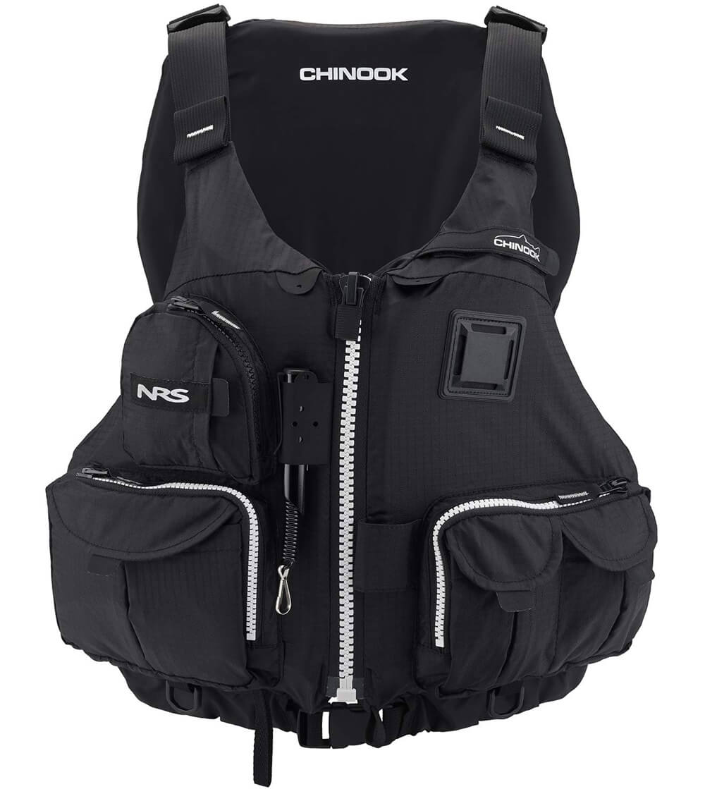 Black Nrs chinook fishing kayak vest