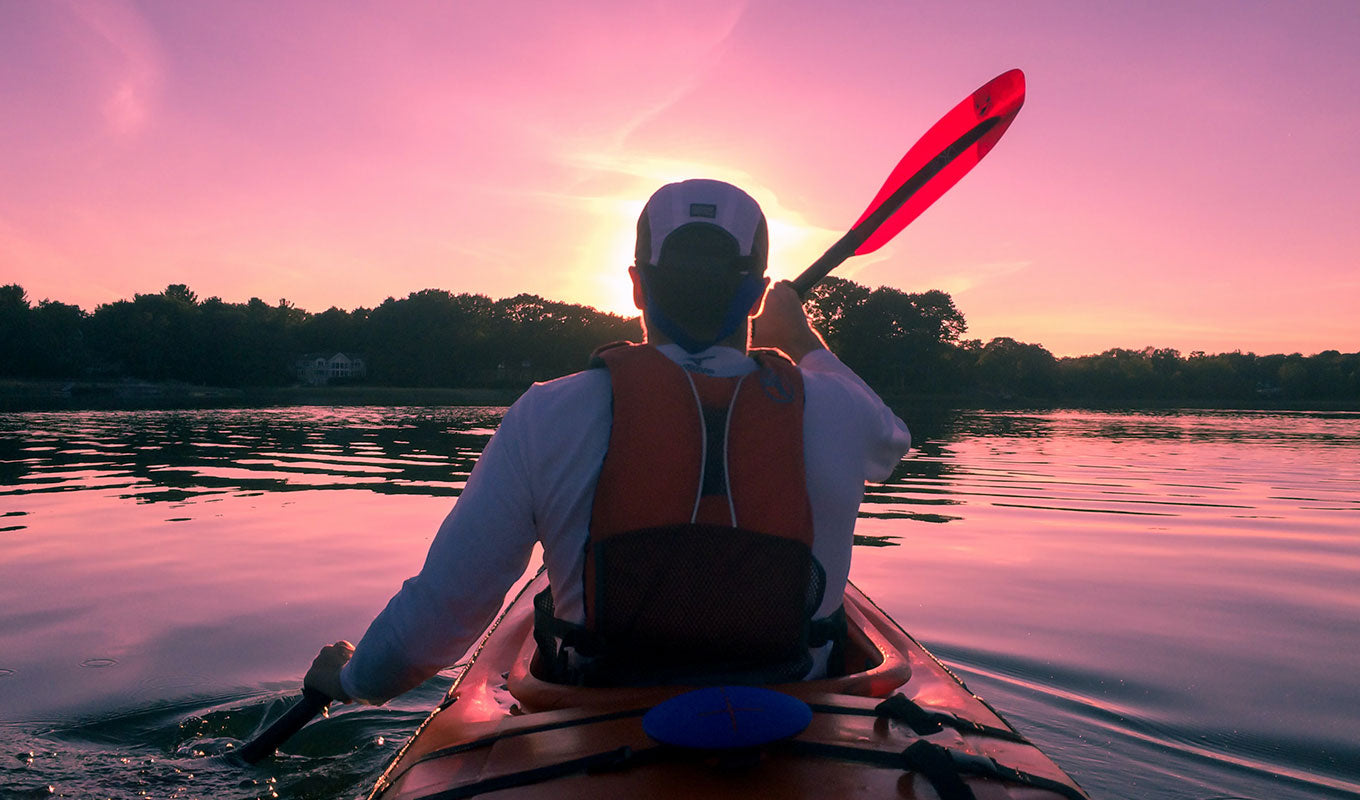 Kayaking at night