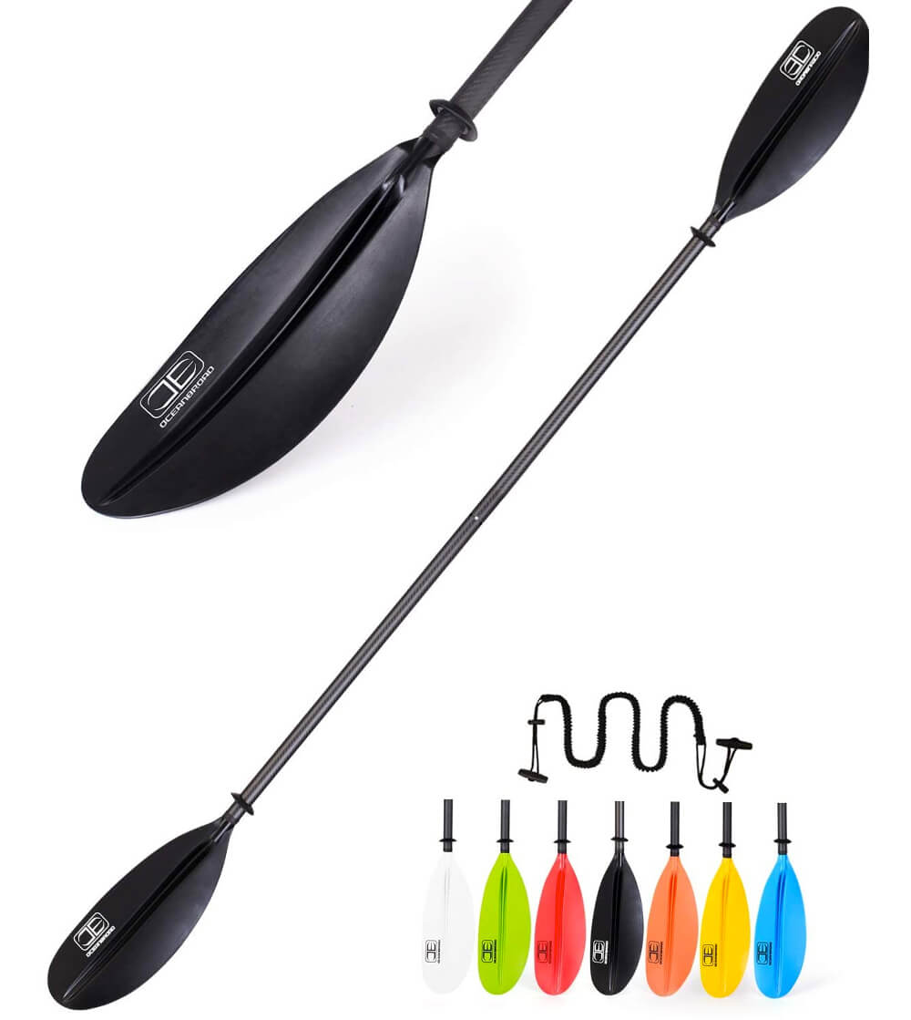 Ocean broad carbon kayak paddle