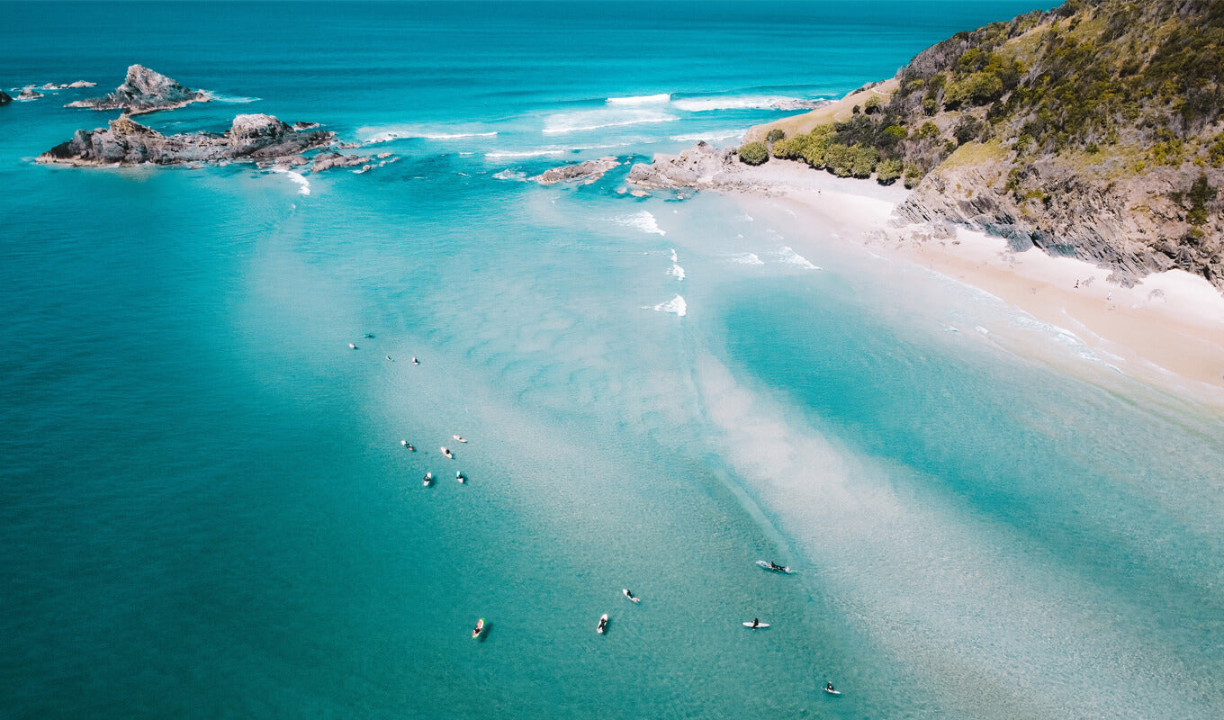 Surfer in Byron Bay, New South Wales