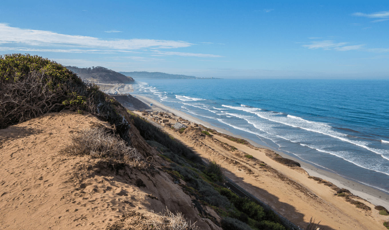 Paddelbrett Kalifornien - Del Mar Beach