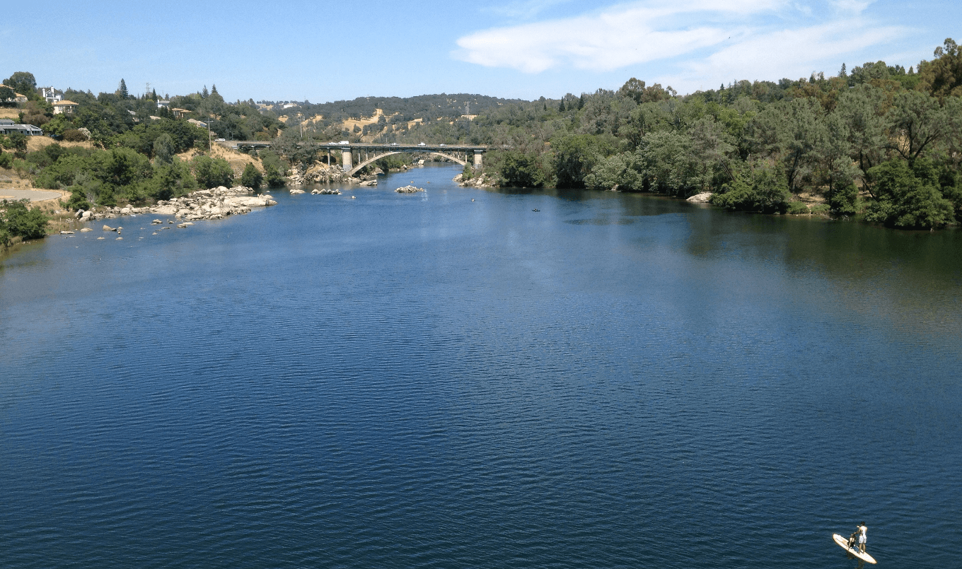 Paddelbrett Kalifornien - Lake Natoma