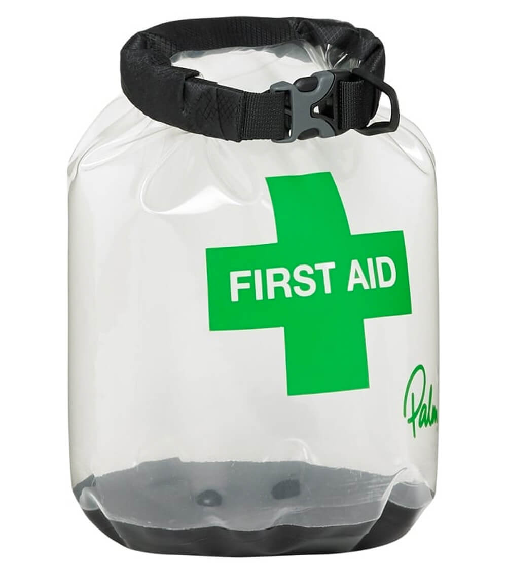 Palm first aid carrier drybag transparent