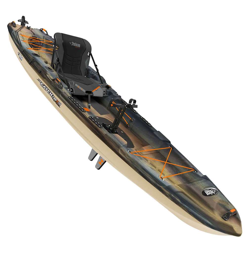 The catch 130 HYDRYVE fishing kayak