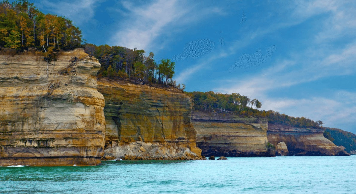 Paddle Boarding am National Lake Shore