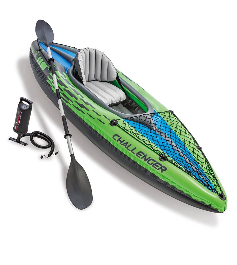 Intex Challenger Kayak, Green and Blue