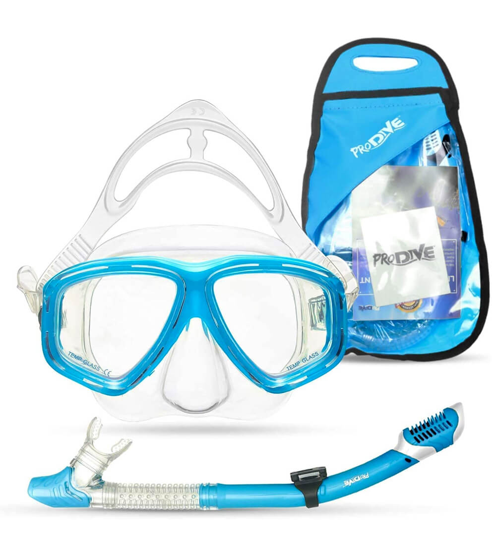 Ergonomic Prodive Premium Snorkel Set