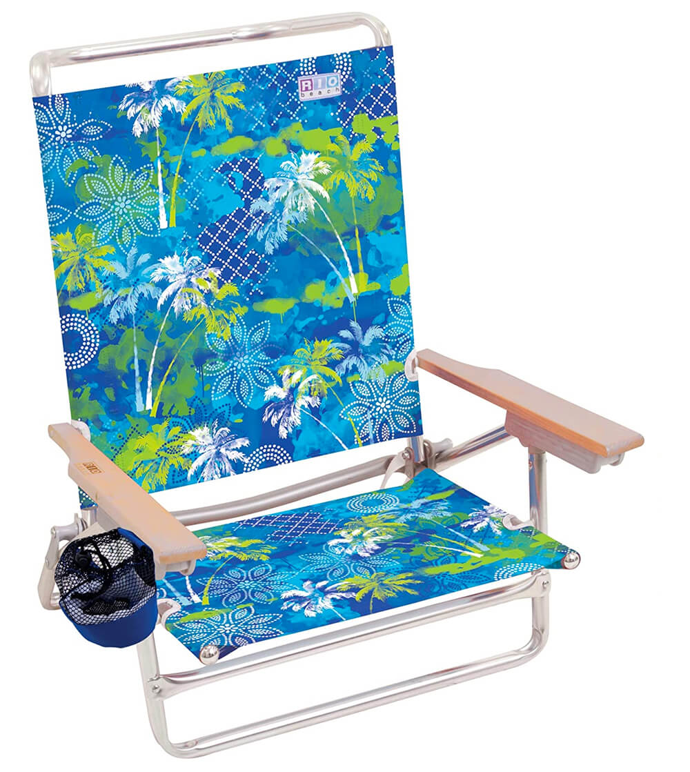 Rio 5 Position Lay Flat Beach Chair