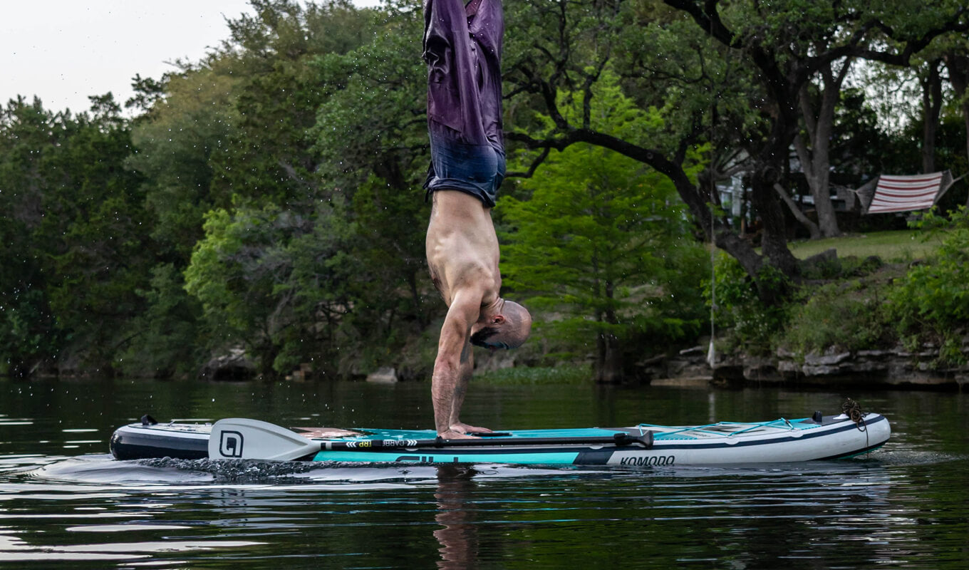 SUP Yoga using GILI Komodo