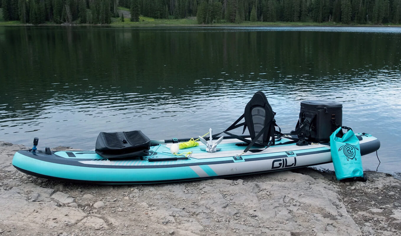 GILI inflatable paddle board with kayak conversion kit