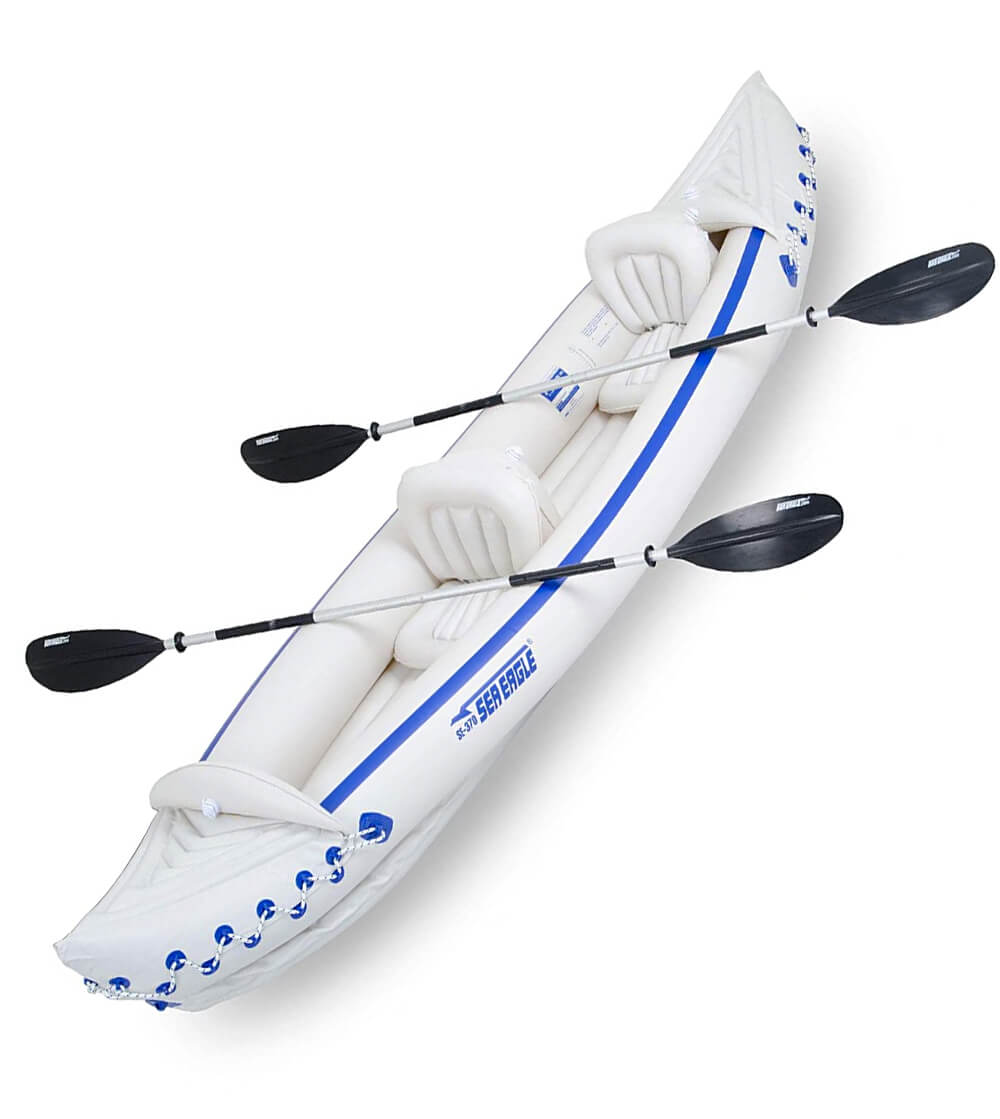 Three person inflatable kayak