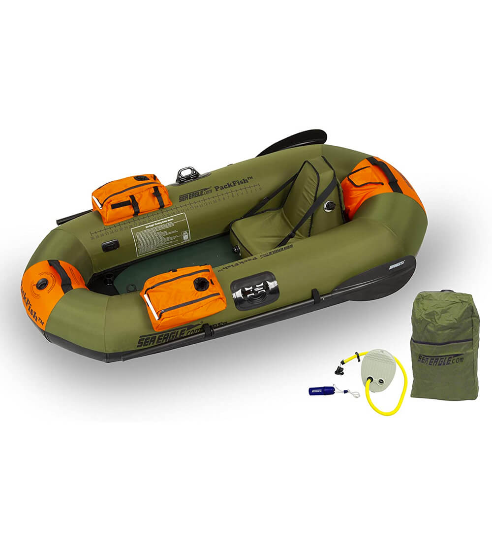 Sea eagle PF7K packfish inflatable boat deluxe fishing package