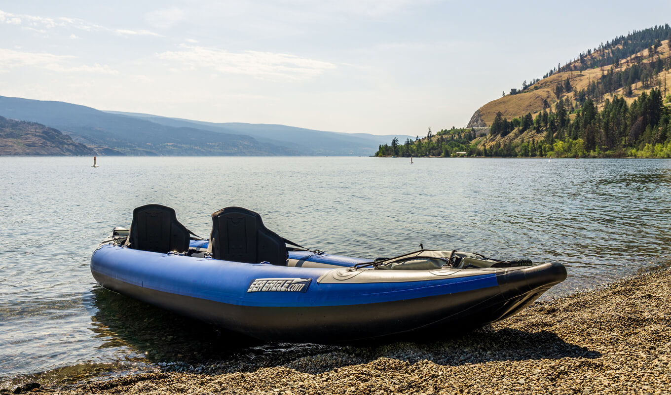 Blue sea eagle inflatable kayak