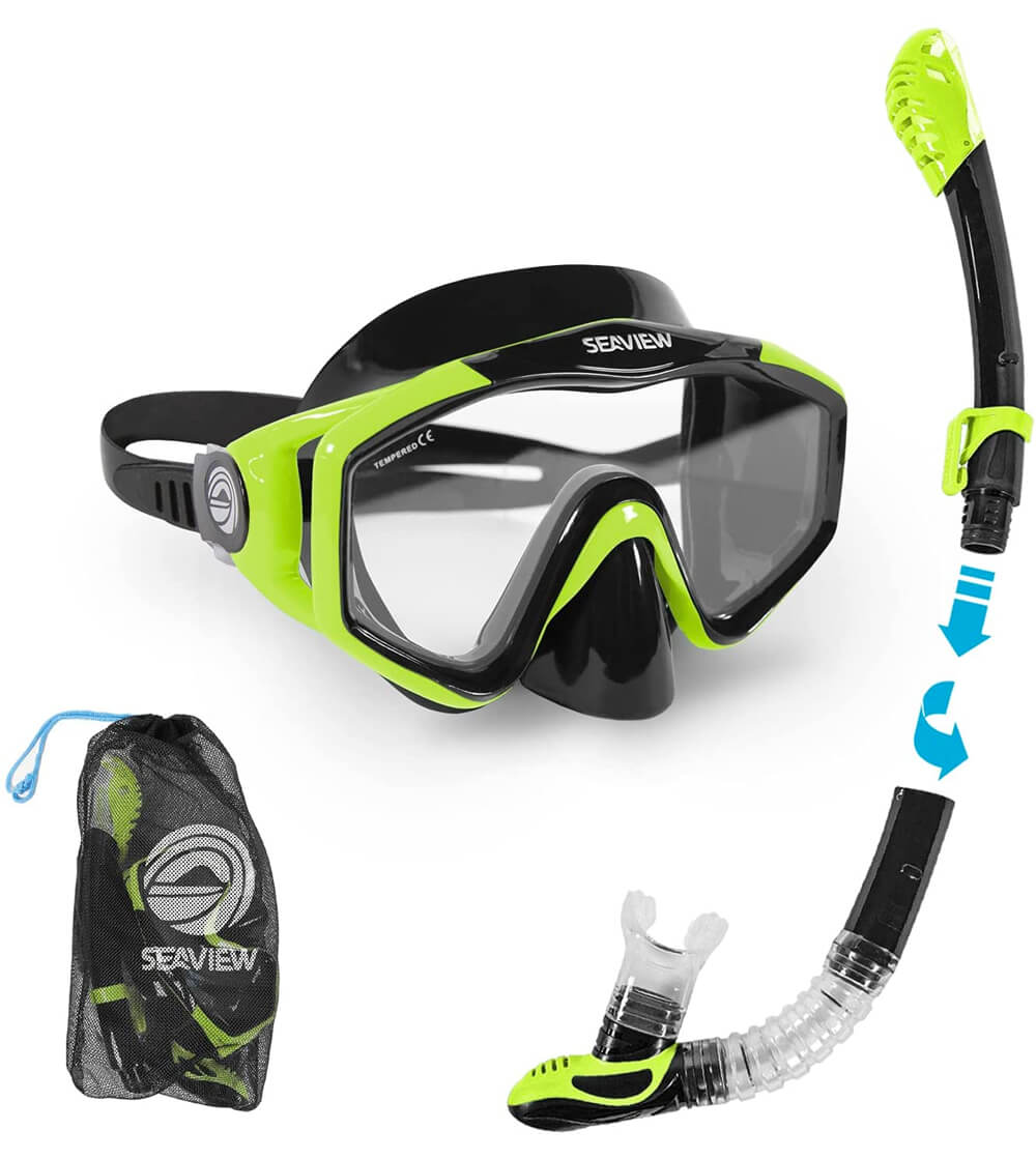 Cressi Frog Plus Scuba Mask Fin and Snorkel Package