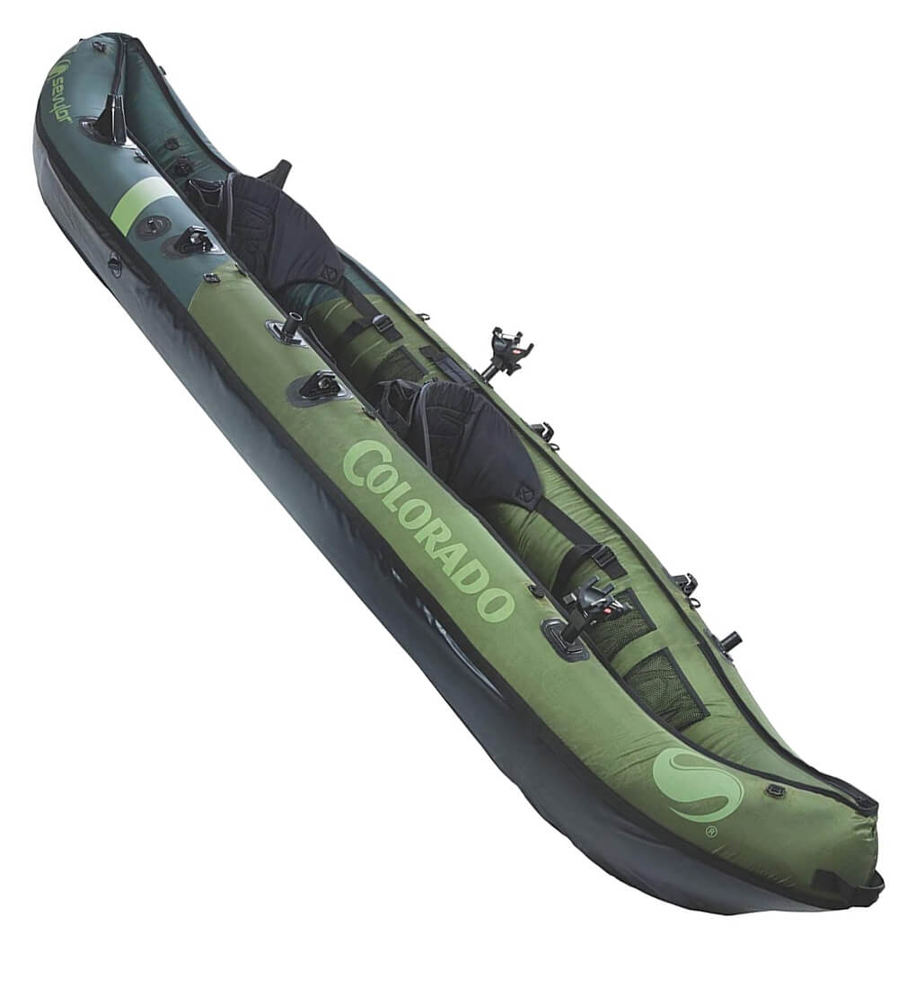 two person fishing kayak