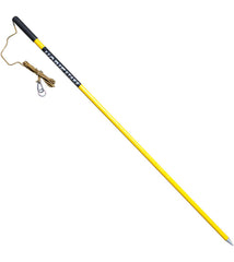 Yellow stake out pole kayak anchor