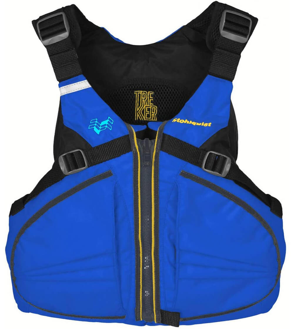 Blue stohlquist men trekker kayak life vest